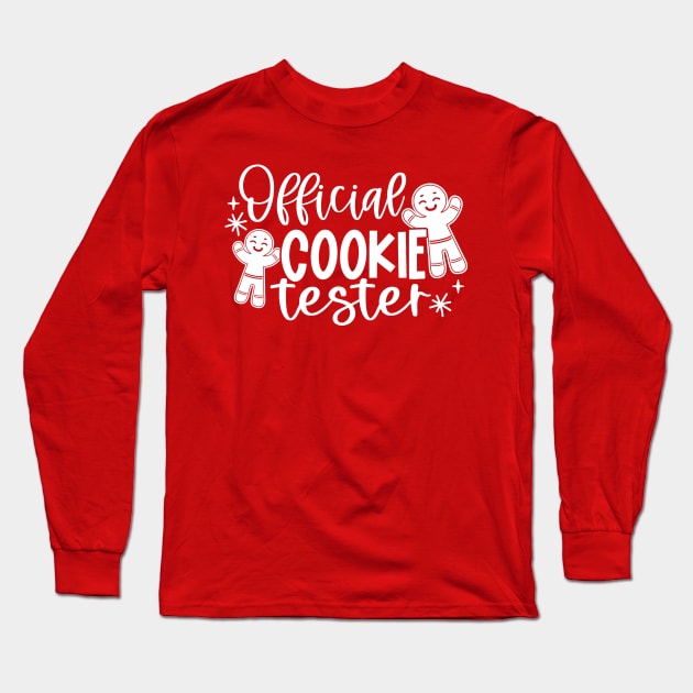 Official Cookies Tester Long Sleeve T-Shirt by Bowtique Knick & Knacks